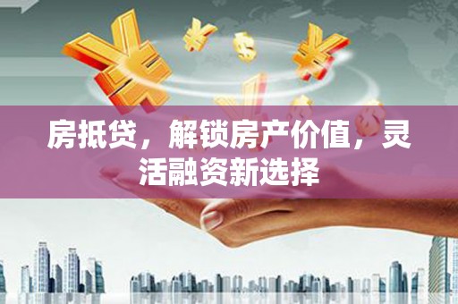 盐津房抵贷，解锁房产价值，灵活融资新选择