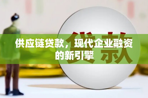 盐津供应链贷款，现代企业融资的新引擎