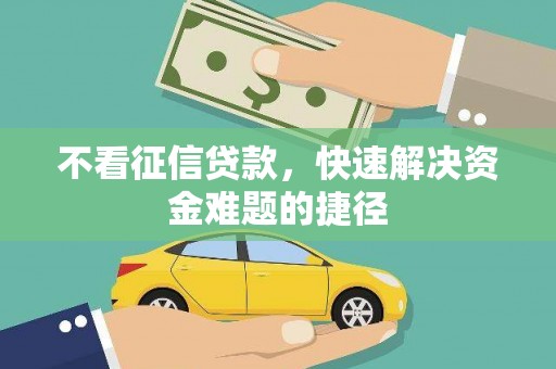 盐津不看征信贷款，快速解决资金难题的捷径