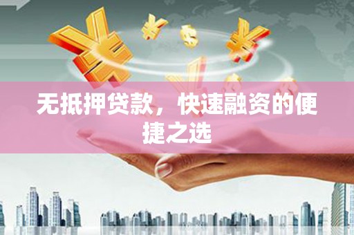 盐津无抵押贷款，快速融资的便捷之选
