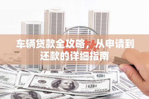 盐津车辆贷款全攻略，从申请到还款的详细指南