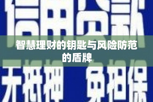 盐津智慧理财的钥匙与风险防范的盾牌