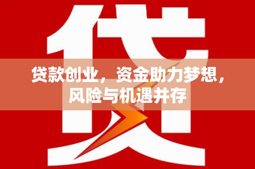 盐津贷款创业，资金助力梦想，风险与机遇并存