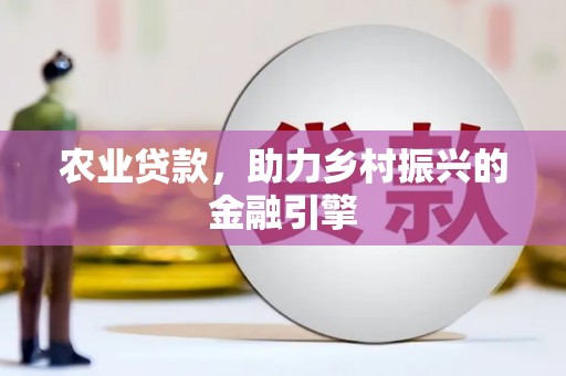 盐津农业贷款，助力乡村振兴的金融引擎
