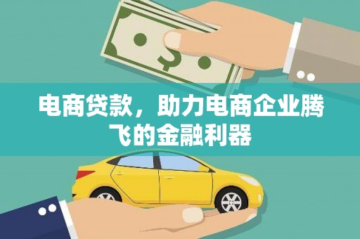 盐津电商贷款，助力电商企业腾飞的金融利器