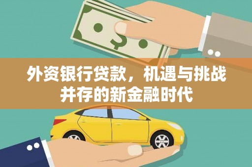 盐津外资银行贷款，机遇与挑战并存的新金融时代