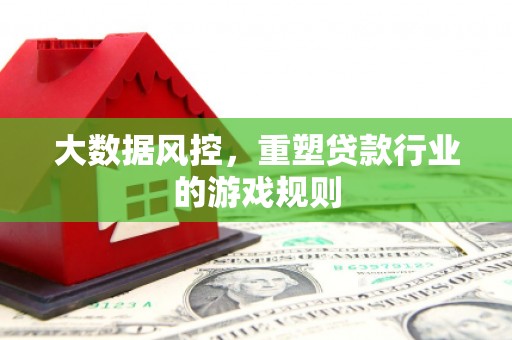 盐津大数据风控，重塑贷款行业的游戏规则