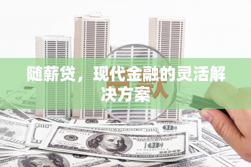 盐津随薪贷，现代金融的灵活解决方案