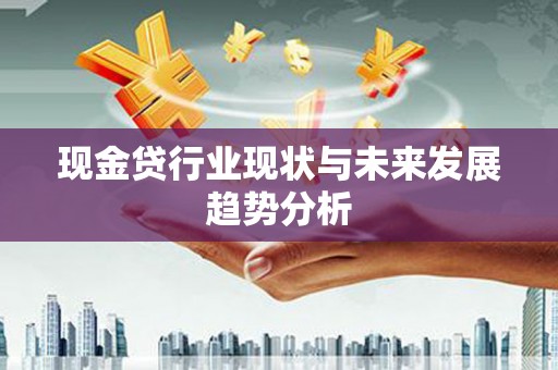 盐津现金贷行业现状与未来发展趋势分析