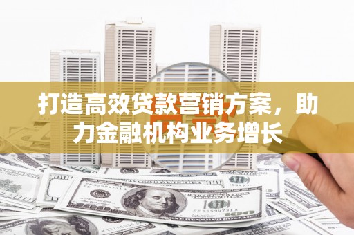 盐津打造高效贷款营销方案，助力金融机构业务增长