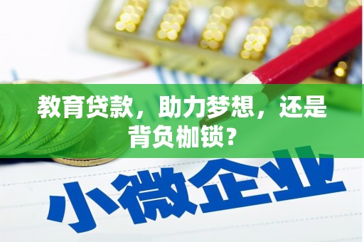 盐津教育贷款，助力梦想，还是背负枷锁？
