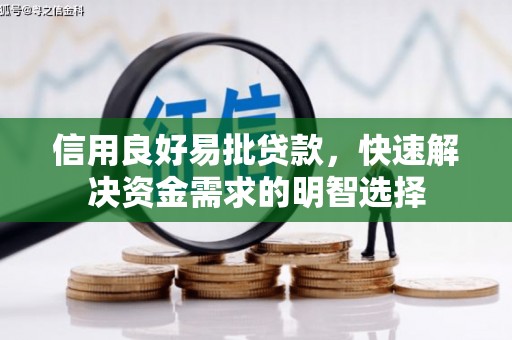 盐津信用良好易批贷款，快速解决资金需求的明智选择