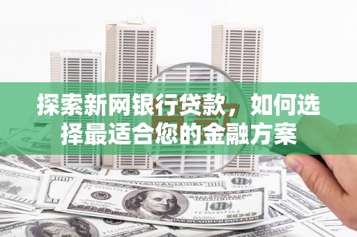 盐津探索新网银行贷款，如何选择最适合您的金融方案