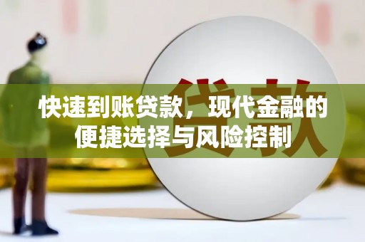 盐津快速到账贷款，现代金融的便捷选择与风险控制