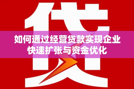 盐津如何通过经营贷款实现企业快速扩张与资金优化