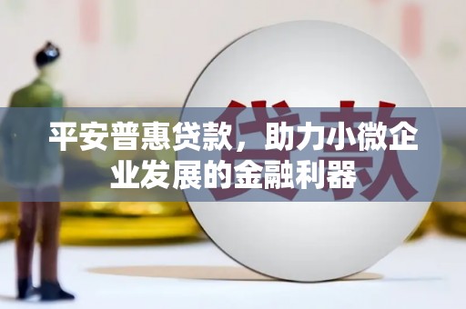 盐津平安普惠贷款，助力小微企业发展的金融利器