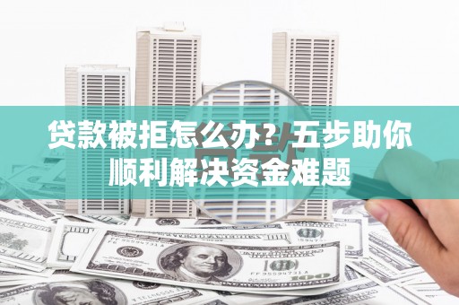 盐津贷款被拒怎么办？五步助你顺利解决资金难题