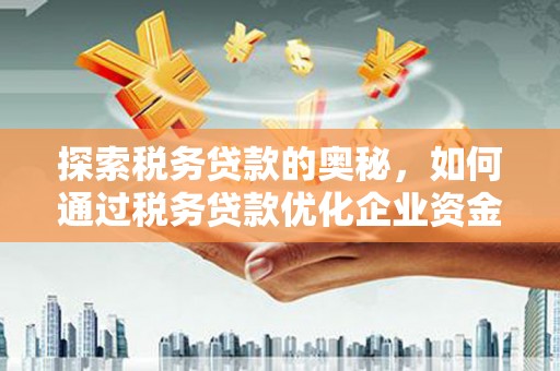 盐津探索税务贷款的奥秘，如何通过税务贷款优化企业资金流
