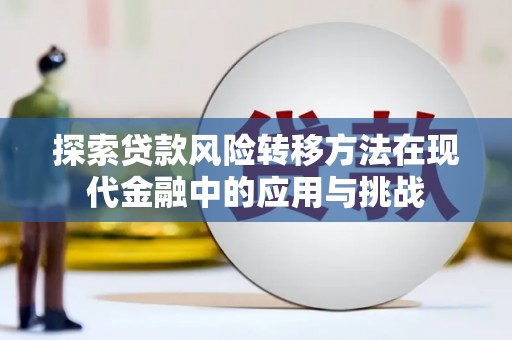 盐津探索贷款风险转移方法在现代金融中的应用与挑战