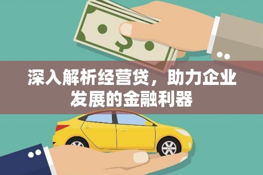 盐津深入解析经营贷，助力企业发展的金融利器
