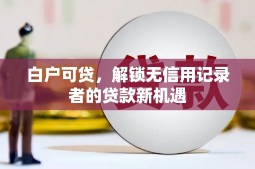 盐津白户可贷，解锁无信用记录者的贷款新机遇