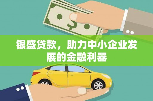 盐津银盛贷款，助力中小企业发展的金融利器