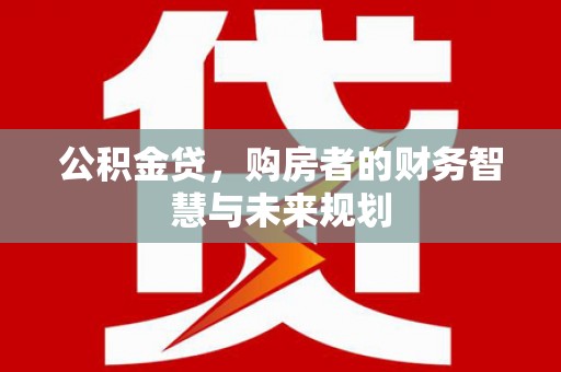 盐津公积金贷，购房者的财务智慧与未来规划