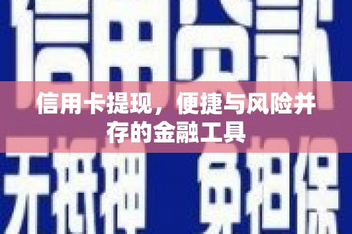 盐津信用卡提现，便捷与风险并存的金融工具