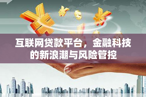 盐津互联网贷款平台，金融科技的新浪潮与风险管控