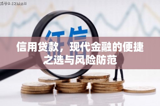盐津信用贷款，现代金融的便捷之选与风险防范