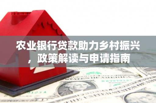 盐津农业银行贷款助力乡村振兴，政策解读与申请指南