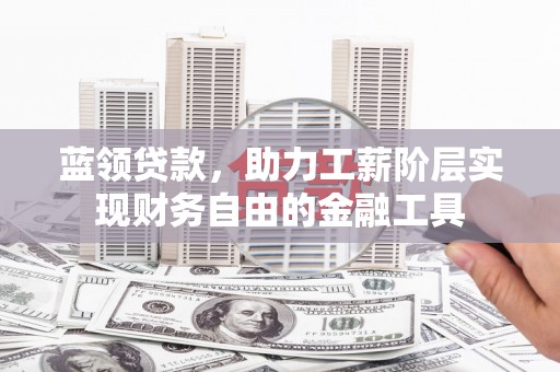 盐津蓝领贷款，助力工薪阶层实现财务自由的金融工具
