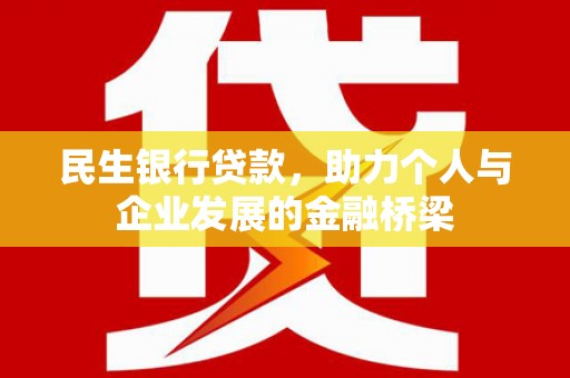 盐津民生银行贷款，助力个人与企业发展的金融桥梁
