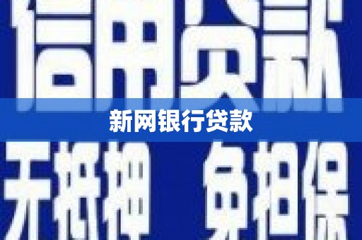盐津新网银行贷款