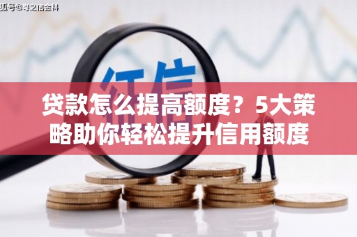盐津贷款怎么提高额度？5大策略助你轻松提升信用额度