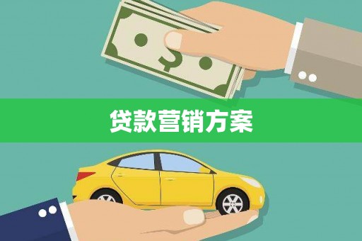 盐津贷款营销方案