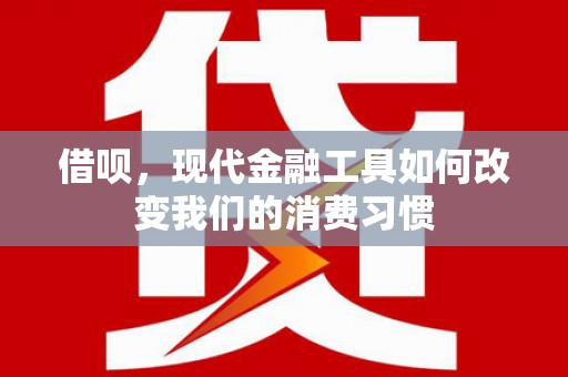 盐津借呗，现代金融工具如何改变我们的消费习惯