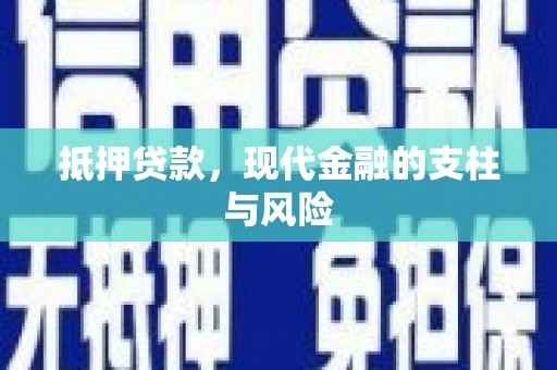 盐津抵押贷款，现代金融的支柱与风险