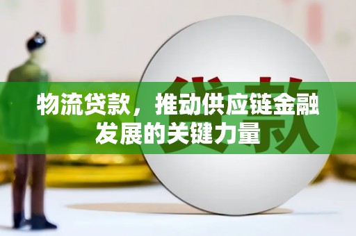 盐津物流贷款，推动供应链金融发展的关键力量