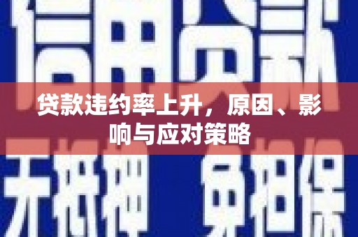 盐津贷款违约率上升，原因、影响与应对策略