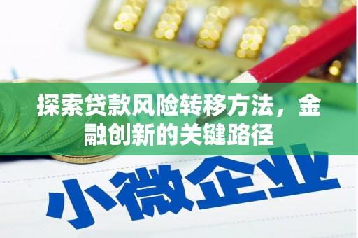 盐津探索贷款风险转移方法，金融创新的关键路径