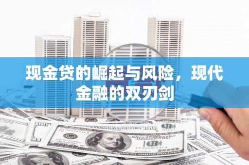 盐津现金贷的崛起与风险，现代金融的双刃剑
