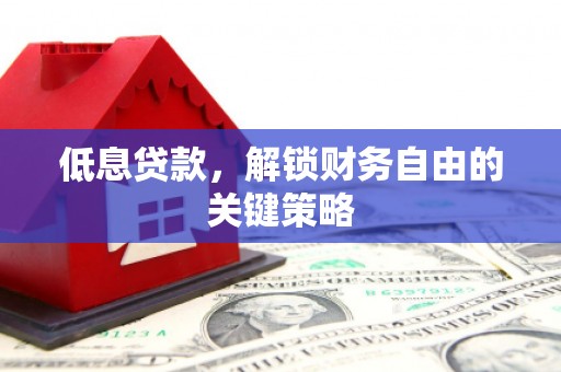 盐津低息贷款，解锁财务自由的关键策略