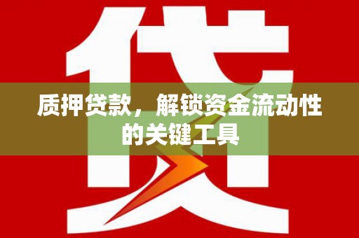 盐津质押贷款，解锁资金流动性的关键工具