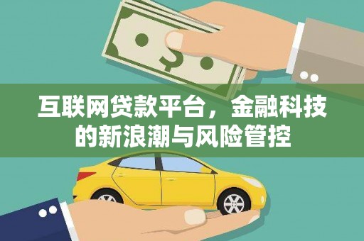 盐津互联网贷款平台，金融科技的新浪潮与风险管控