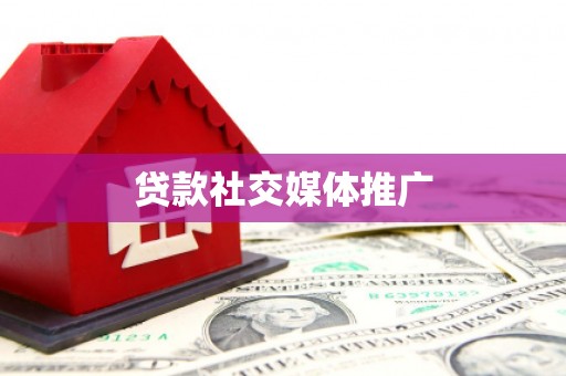 盐津贷款社交媒体推广