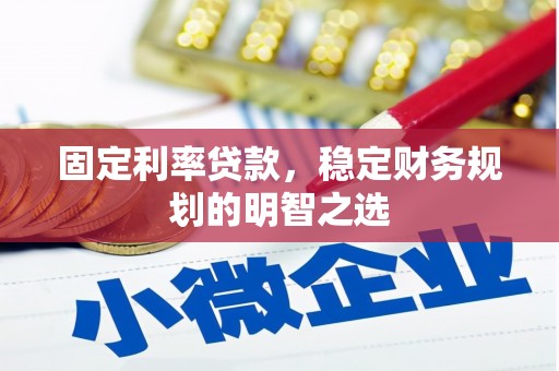 盐津固定利率贷款，稳定财务规划的明智之选