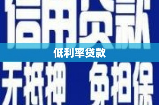 盐津低利率贷款
