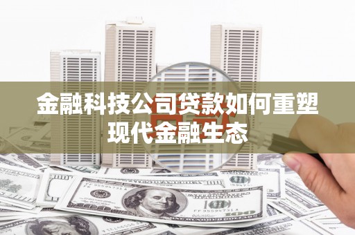 盐津金融科技公司贷款如何重塑现代金融生态