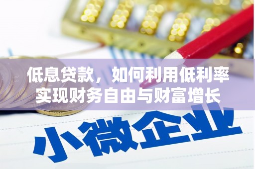 盐津低息贷款，如何利用低利率实现财务自由与财富增长